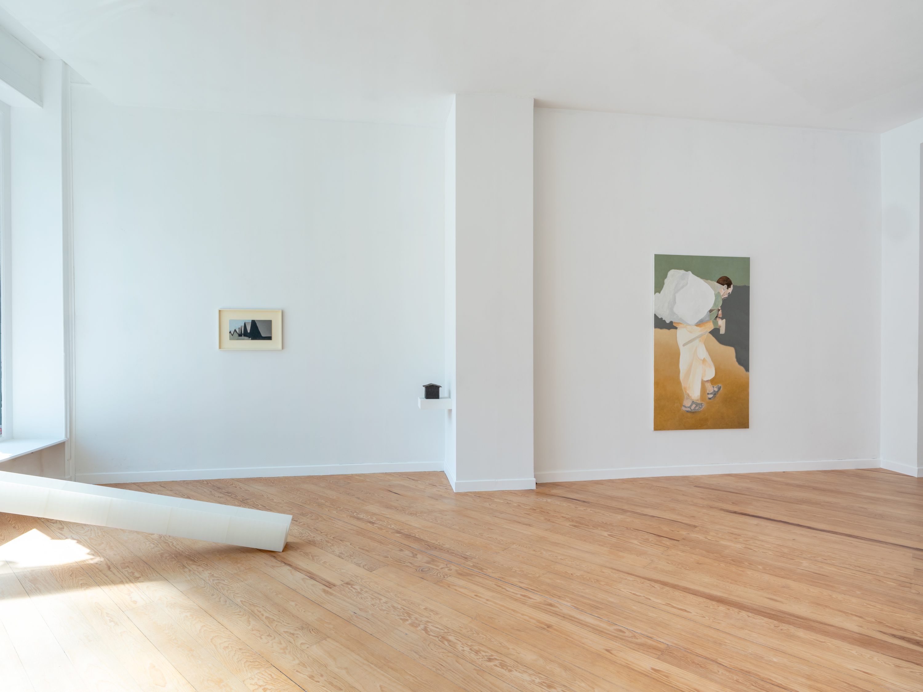 Sébastien Bonin, MANTECATURA, 2025, mix media, variable size. Vue d'exposition, Michel Rein Gallery