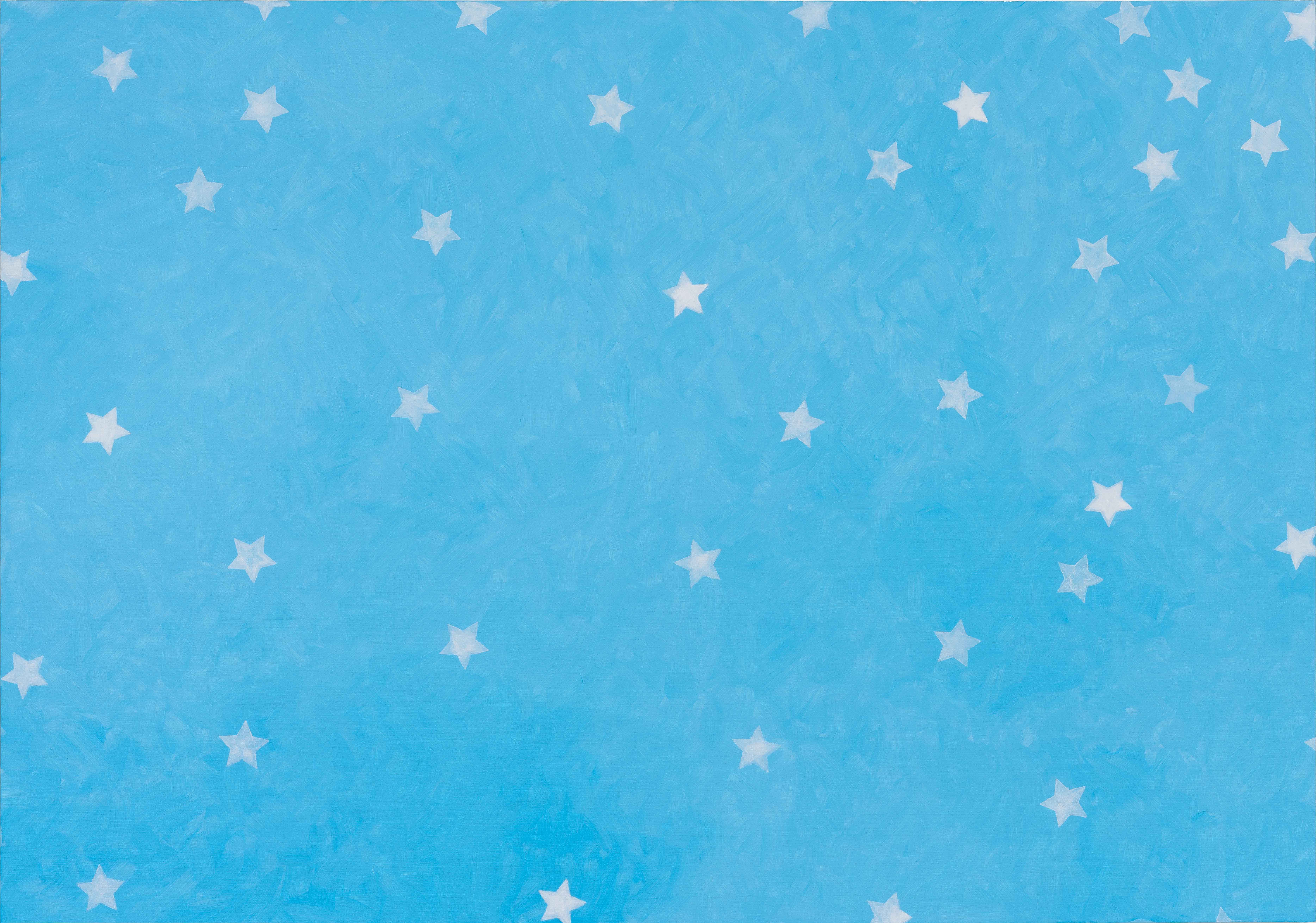 Sébastien Bonin, Le ciel étoilé, 2026, oil on canvas, 200 x 140 cm